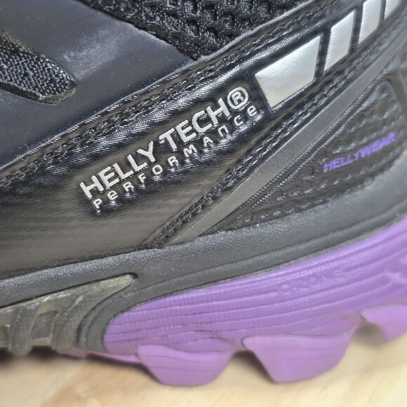 Helly Hansen Women’s 8.5 Loke Dash Outdoor Trail Hiking Shoes Black/Purple - Picture 7 of 9